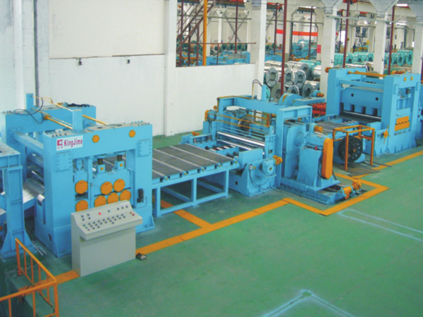 KJH25厚闆(pǎn)低速數控精密開(kāi)卷整平橫切生産(chǎn)線