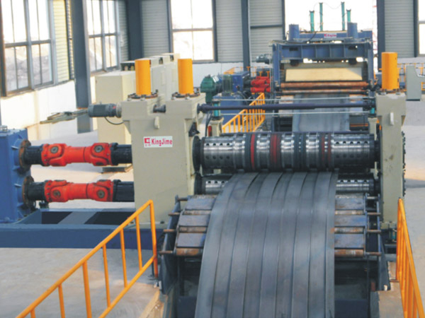 KJS40厚闆(pǎn)低速數控精(jīng)密開卷整平(ping)縱剪生産線(xian)